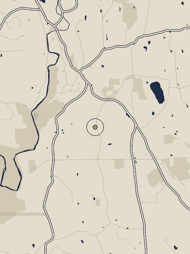 Location map — 45 South Street, Washington, Litchfield County, Connecticut